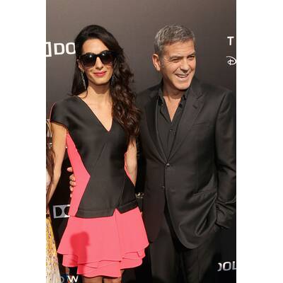 George & Amal Clooney bei Filmpremiere