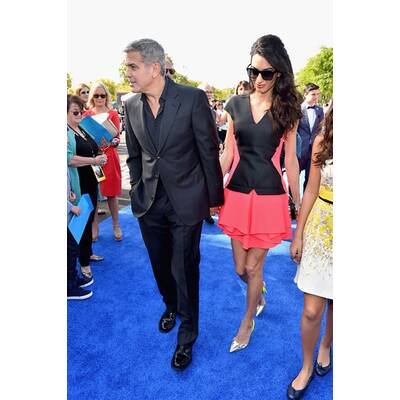 George & Amal Clooney bei Filmpremiere