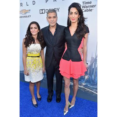 George & Amal Clooney bei Filmpremiere