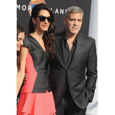 George & Amal Clooney bei Filmpremiere
