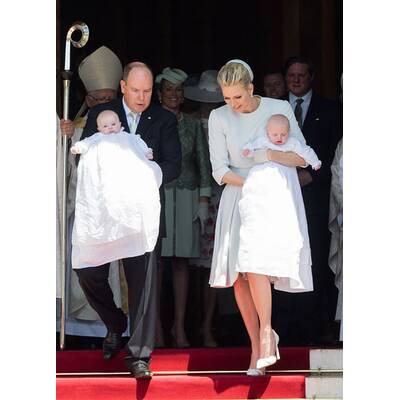 Zwillings-Taufe in Monaco