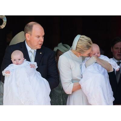 Zwillings-Taufe in Monaco