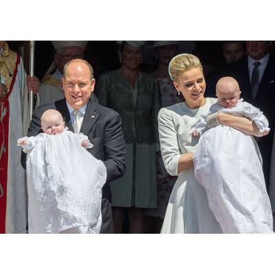 Zwillings-Taufe in Monaco