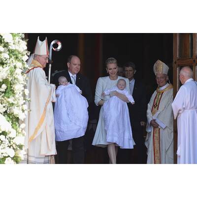 Zwillings-Taufe in Monaco