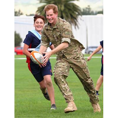 Prinz Harry lernt in Neuseeland Maori-Tanz