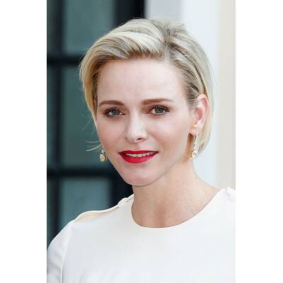 Fürstin Charlène & Albert laden zur Cocktailparty