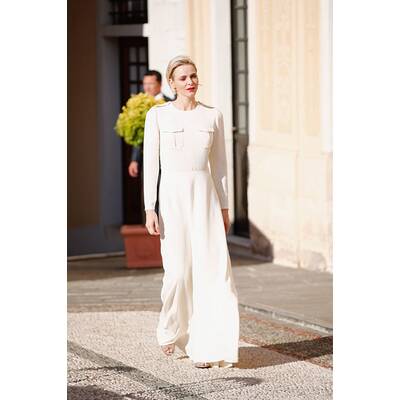 Fürstin Charlène & Albert laden zur Cocktailparty