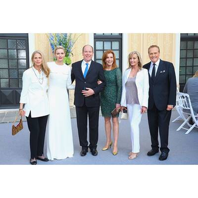 Fürstin Charlène & Albert laden zur Cocktailparty