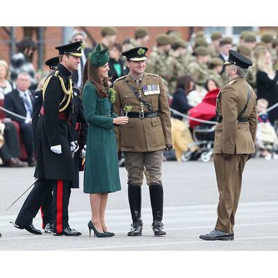 Herzogin Kate & Prinz William bei der St. Patrick's Day Parade