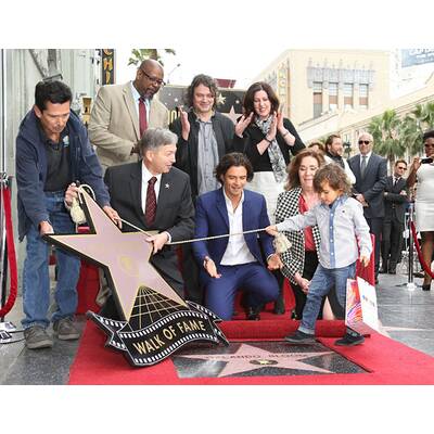 Orlando Bloom: Stern am Hollywood Walk of Fame