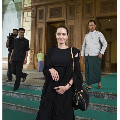 Angelina Jolie: Total mager in Myanmar