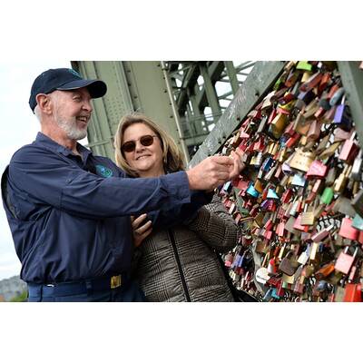 Süßes Pärchen: Dr. Bob & seine Ehefrau Anette