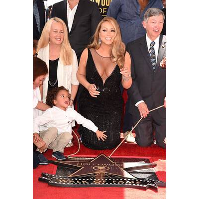 Mariah Carey: Mit Kids am Walk of Fame