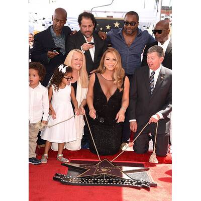 Mariah Carey: Mit Kids am Walk of Fame