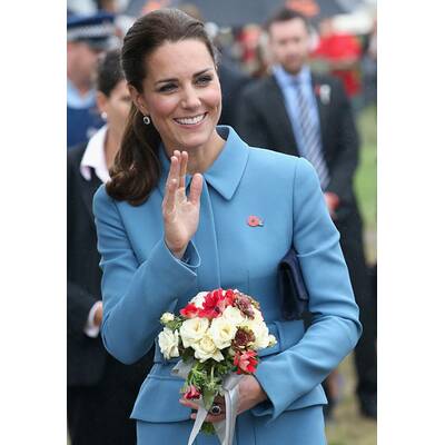 Herzogin Kate & Prinz William in Neuseeland begrüßt