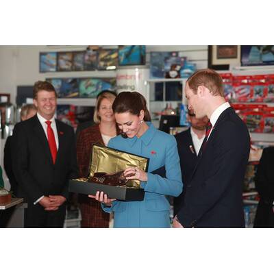 Herzogin Kate & Prinz William in Neuseeland begrüßt