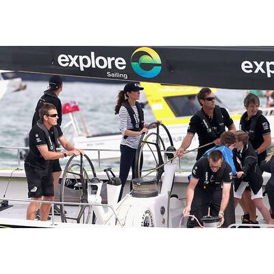 Herzogin Kate siegt beim Segeln gegen Prinz William