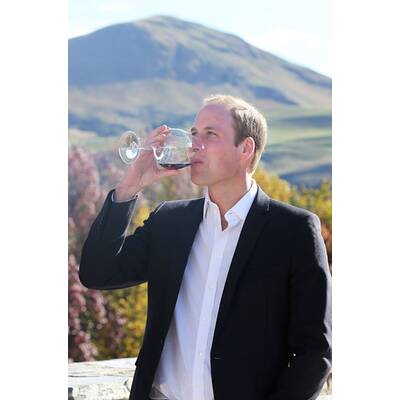 Herzogin Kate & Prinz William bei Weinverkostung