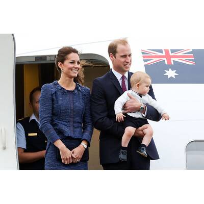 Herzogin Kate, Prinz William & Baby George: Abschied von Australien