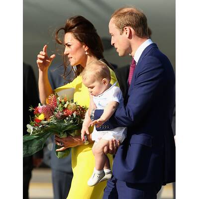 Herzogin Kate, Prinz William & Baby George: Abschied von Australien