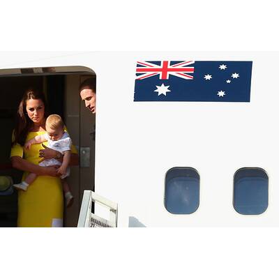 Herzogin Kate, Prinz William & Baby George: Abschied von Australien