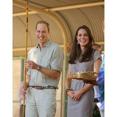 William und Kate in der australischen Wüste