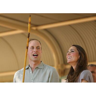 William und Kate in der australischen Wüste