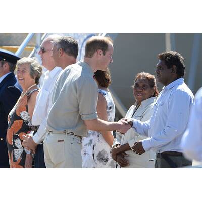 William und Kate in der australischen Wüste