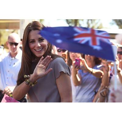 William und Kate in der australischen Wüste