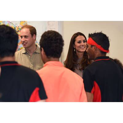 William und Kate in der australischen Wüste