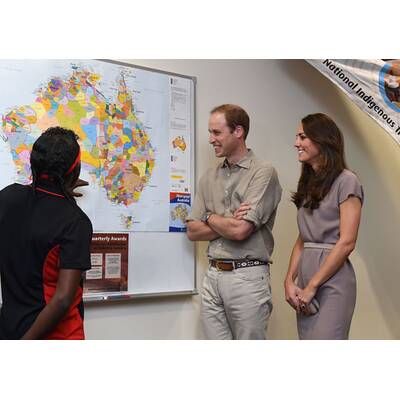 William und Kate in der australischen Wüste