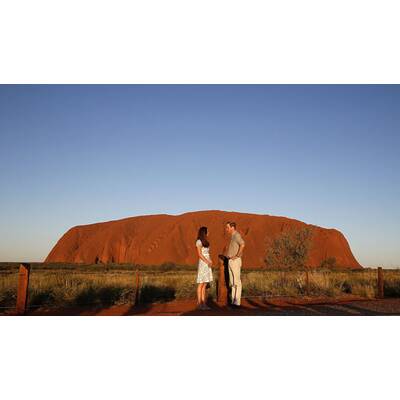 William und Kate in der australischen Wüste
