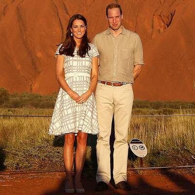 William und Kate in der australischen Wüste