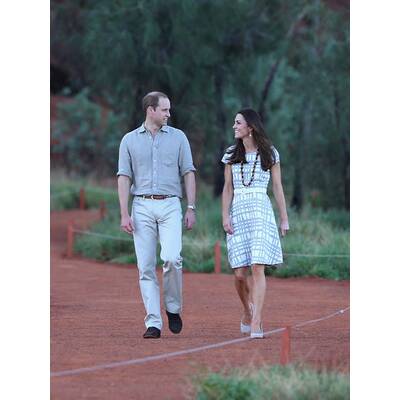 William und Kate in der australischen Wüste