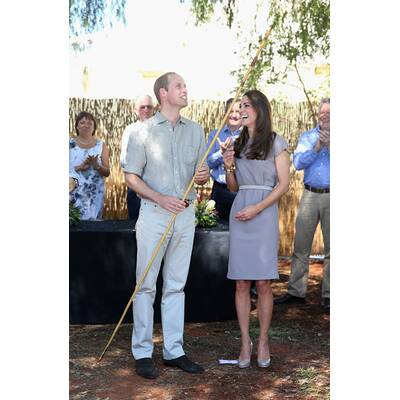 William und Kate in der australischen Wüste