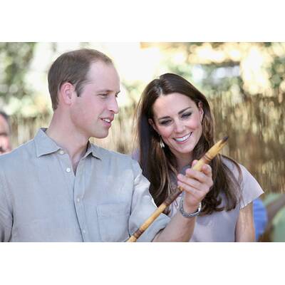 William und Kate in der australischen Wüste