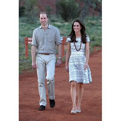 William und Kate in der australischen Wüste