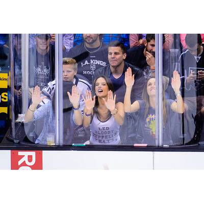 Leonardo DiCaprio, Alessandra Ambrosio & Co. lieben Eishockey