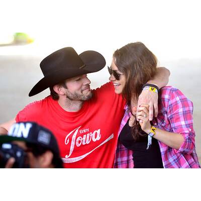 Ashton Kutcher & Mila Kunis verliebt wie nie