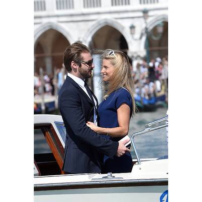 Michelle Hunziker & Tomaso Trussardi: Total verliebt am Lido