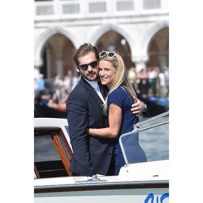 Michelle Hunziker & Tomaso Trussardi: Total verliebt am Lido