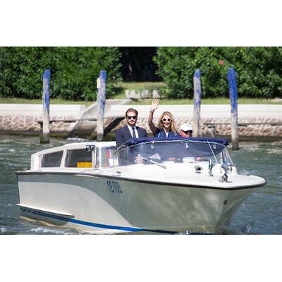 Michelle Hunziker & Tomaso Trussardi: Total verliebt am Lido