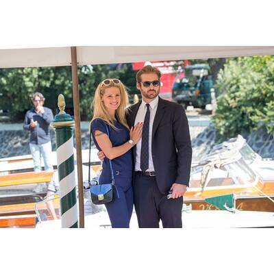 Michelle Hunziker & Tomaso Trussardi: Total verliebt am Lido