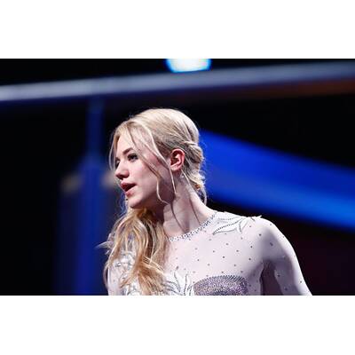 Larissa Marolt betört ihren Tanzpartner Massimo Sinato