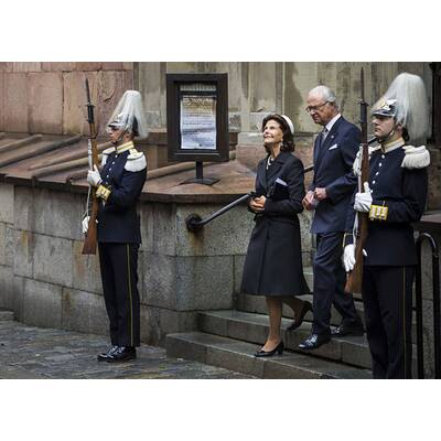 Schweden-Royals besuchen Parlament