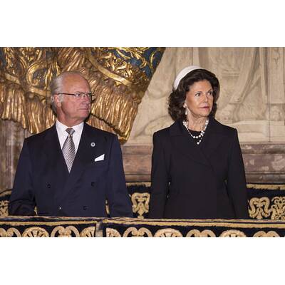 Schweden-Royals besuchen Parlament