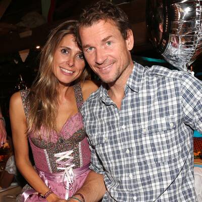 Arjen Robben mit Ehefrau Bernadien Eillert.