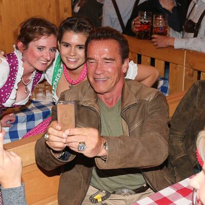 Arnold Schwarzenegger am Oktoberfest
