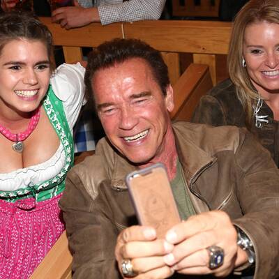 Arnold Schwarzenegger am Oktoberfest