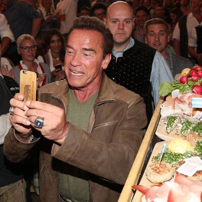 Arnold Schwarzenegger am Oktoberfest